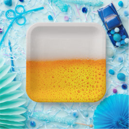 Fun Beer Brewery trinkt Happy Hour Party Pappteller