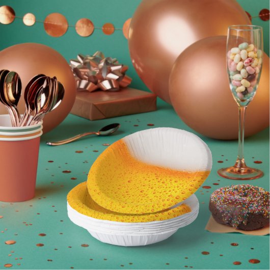 Fun Beer Brewery trinkt Happy Hour Party Pappteller (Multi)