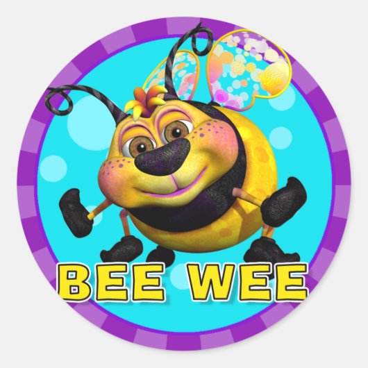 Fun BeeWee Stickers (Vorderseite)