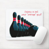 Fun benutzerdefinierbare Name Bowler Bowling Mouse Mousepad (Mit Mouse)