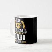 FUN BEST BASEBALL VATER JE FAN COACH SUPPORTER KAFFEETASSE (Vorderseite Links)