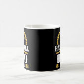 FUN BEST BASEBALL VATER JE FAN COACH SUPPORTER KAFFEETASSE (Mittel)