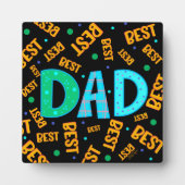 Fun Best Vater Inspirivity Name Plaque Fotoplatte (Vorderseite)