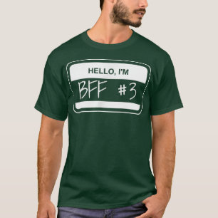 Fun BESTE FREUNDIN 1 Bester Freund für immer Name T-Shirt