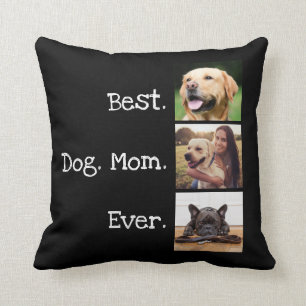 Fun Beste Hund-Mama für jedes Angebot 3 Fotokolla Kissen