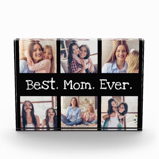 Fun Beste Mama je 6 Foto Collage Personalisiert (Vorderseite)