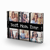Fun Beste Mama je 6 Foto Collage Personalisiert (Rechts)
