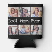 Fun Beste Mama je Foto Collage Personalisiert Dosenkühler (Vorderseite)