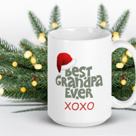 Fun Beste Opa je Weihnachtsmannmütze Weihnachten T Kaffeetasse