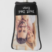 Fun Bester Vater je Foto Schwarzer Golfer Personal Golf Headcover (Rotieren 90)