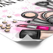 Fun Better late than ugly self-ironic make up Poster (Ecke)