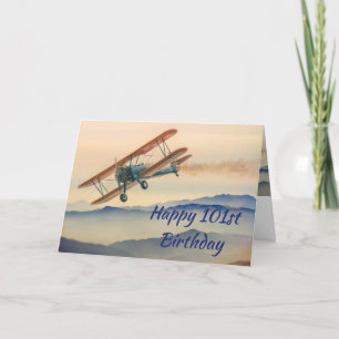 Fun Bi-Flugzeug aus einem Vintagen Modell 101. Geb Karte