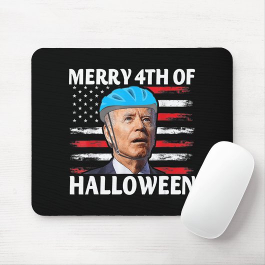 Fun Biden Dazed Merry th Juli glückliche Halloween Mousepad (Mit Mouse)