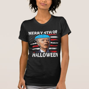 Fun Biden Dazed Merry th Juli glückliche Halloween T-Shirt