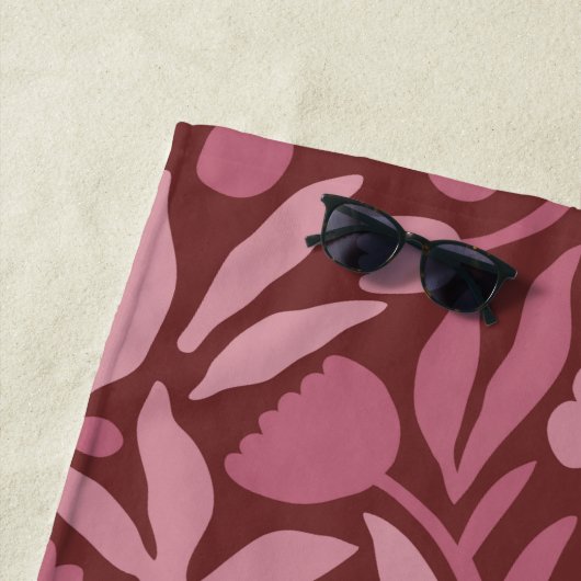 Fun Big Blume Fett Color Strandtuch (Beispiel)