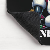 Fun Big Nick Energy Fun Santa Claus Christmas Xmas Mousepad (Ecke)