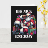Fun Big Nick Energy Fun Weihnachten Weihnachten We Karte (Gelbe Blume)