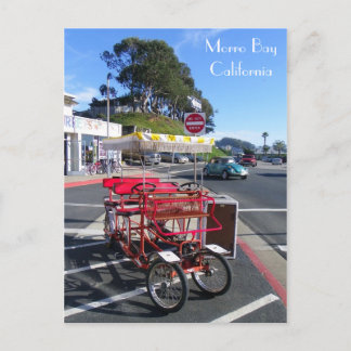 Fun Bike Morro Bay Postcard! Postkarte