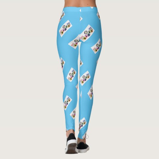 Fun BINGO Balls Leggings (Rückseite)