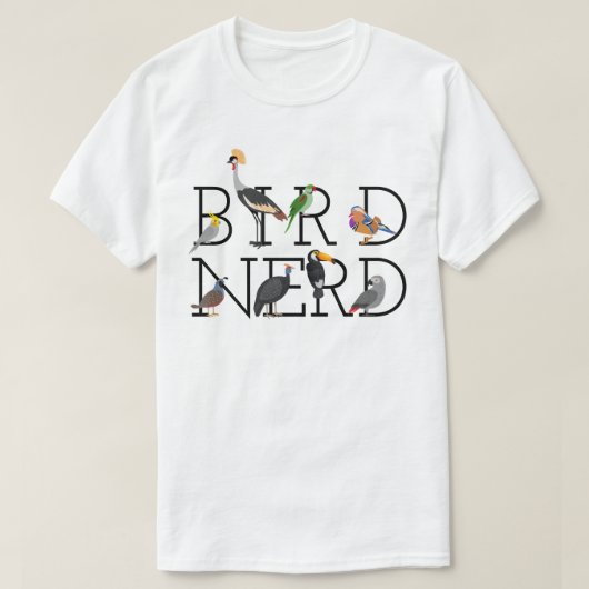 Fun-Bird-Nerd-T - Shirt (Design vorne)