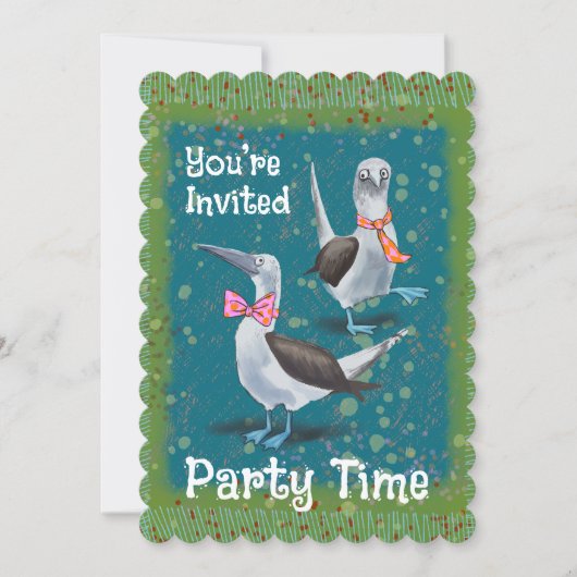 Fun Birthday Backyard Barbecue Party Invitation Einladung (Vorderseite)