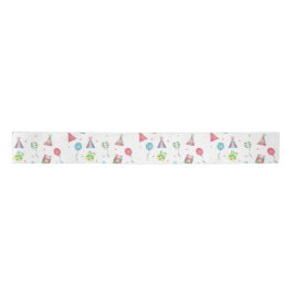 Fun Birthday Celebration Balloons Hats präsentiert Satinband