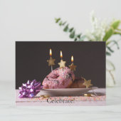 Fun Birthday Celebration Flat Card Karte (Stehend Vorderseite)