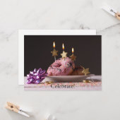 Fun Birthday Celebration Flat Card Karte (Vorderseite/Rückseite Beispiel)