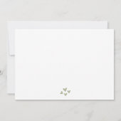 Fun Birthday Celebration Flat Card Karte (Rückseite)