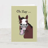 Fun Birthday Great Day to Horse Around Karte (Vorderseite)