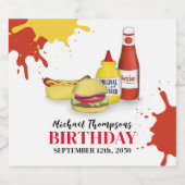 Fun Birthday GRILLEN Party Custom Bierflaschenetikett (Einzelnes Label)