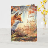 Fun Birthday Husband Proud of Animal Nature Karte (Gelbe Blume)