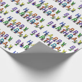Fun Birthday Mice Geschenkpapier (Ecke)