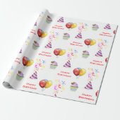 Fun Birthday Muster Craft oder Geschenk Geschenkpapier (Ungerollt)