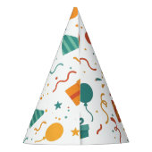 Fun Birthday Party Ballon und Geschenke Partyhütchen (Rückseite)