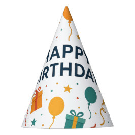 Fun Birthday Party Ballon und Geschenke Partyhütchen