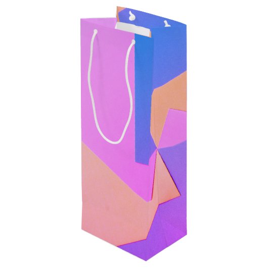 Fun Birthday Scorpio Geschenktüte Für Weinflaschen (Rückseite Schrägansicht)