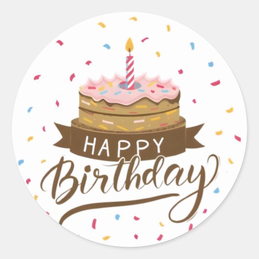 Fun Birthday Stickers (Vorderseite)