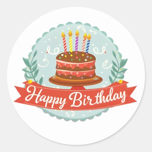 Fun Birthday Stickers (Vorderseite)