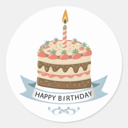 Fun Birthday Stickers (Vorderseite)