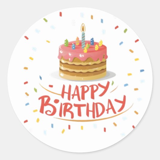 Fun Birthday Stickers (Vorderseite)