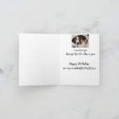 Fun Birthday Wonderful Friend Niedlich Cat Dog Karte (Innenseite)