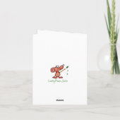 Fun Birthday Wonderful Friend Niedliche Vögel Karte (Rückseite)