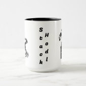 *Fun Bitcoin Frisbee Catching Hund Tasse (Zentrum)