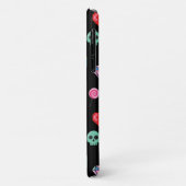 Fun Black 80's Icons Emojis Muster Case-Mate iPhone Hülle (Hinten/Links)