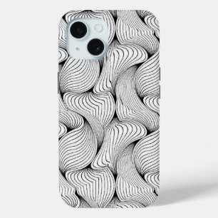 Fun Black and White Interwoven Lines Case-Mate iPhone Hülle
