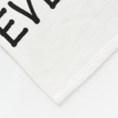 Fun Black Cat It's Fine I'm Fine Everything Is Fin Fleecedecke (Ecke)