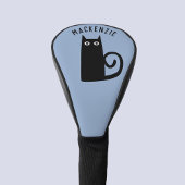 Fun Black Cat Personalized Golf Headcover