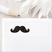 FUN BLACK GLITZER MUSTACHE (Insitu)
