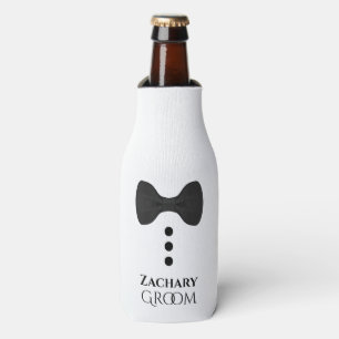 Fun Black Krawatte Groom Wedding Foam Flasche Cool Flaschenkühler